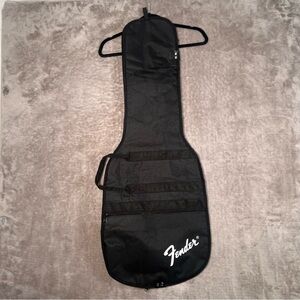 FENDER Black Electric Guitar Soft CANVAS Gig Bag with Straps 41.5”L & 16”W